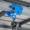 image:imageVEVOR Manual Trolley 6600 lbs3 Ton Load Capacity Push Beam Trolley with Dual Wheels Adjustable for IBeam Flange Width 25 to 8 Heavy Duty Carbon Steel Garage Hoist for Straight amp Curved I Beam