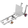 image:imageVEVOR Material Lift Winch Stacker 400 lbs Capacity Pallet Truck Dolly 511 in Max Lifting Height Manual Winch Stacker Multifunctional Manual Pallet Truck Stacker with Wheels and Adjustable Plate400lbs