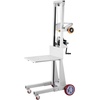 image:imageVEVOR Material Lift Winch Stacker 400 lbs Capacity Pallet Truck Dolly 511 in Max Lifting Height Manual Winch Stacker Multifunctional Manual Pallet Truck Stacker with Wheels and Adjustable Plate400lbs