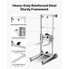 image:imageVEVOR Material Lift Winch Stacker 551 lbs Capacity Heavy Duty Pallet Truck Dolly with Adjustable Forks amp 6Wheel System 70 inch Max Lifting Height Industrial Manual Pallet Truck Dolly551 lbs