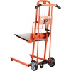image:imageVEVOR Material Lift Winch Stacker 551 lbs Capacity Heavy Duty Pallet Truck Dolly with Adjustable Forks amp 6Wheel System 70 inch Max Lifting Height Industrial Manual Pallet Truck Dolly330 lbs
