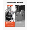 image:imageVEVOR Material Lift Winch Stacker 551 lbs Capacity Heavy Duty Pallet Truck Dolly with Adjustable Forks amp 6Wheel System 70 inch Max Lifting Height Industrial Manual Pallet Truck Dolly551 lbs