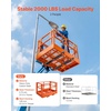 image:imageVEVOR Mesh Telehandler Work Platform 48 x 715 Inch Man Safety Basket 2000 lbs Capacity Forklift Telehandler Attachment Safety Cage Heavy Duty Carbon Steel for Most Aerial Jobs Lifting Loader