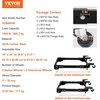 image:imageVEVOR Mobile Base 1500 lbs Capacity Adjustable from 18 x 24 to 265 x 315 Heavy Duty Universal Mobile Base Stand with Swivel Wheels for Woodworking Equipment Bandsaw Power Tools Machines