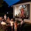 image:imageVEVOR Motorized Projector Screen 120 inch 43 1080 HD Electric Projector Screen Wall Mounted Projection Dispaly Projector with Remote Control Automatic Movie Screen for Family Home Office Theater