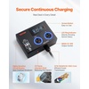 image:imageVEVOR NEMA Splitter for Dryer and EV 3Color LED Indicator 240V Smart Power Distribution with NEMA 1450 Plug Two NEMA 1450 Outlets 34 in LCD Screen Max 40A Dryer EV Tested to ETL StandardNEMA 1030P to 1030R2