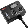 image:imageVEVOR NEMA Splitter for Dryer and EV 3Color LED Indicator 240V Smart Power Distribution with NEMA 1450 Plug Two NEMA 1450 Outlets 34 in LCD Screen Max 40A Dryer EV Tested to ETL StandardNEMA 1450P to 1450R2