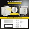 image:imageVEVOR NEMA Steel Enclosure 12 x 12 x 8 NEMA 4X Steel Electrical BoxIP66 Waterproof amp DustproofOutdoorIndoor Electrical Junction Boxwith Mounting Plate8 x 8 x 6