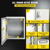 image:imageVEVOR NEMA Steel Enclosure 12 x 12 x 8 NEMA 4X Steel Electrical BoxIP66 Waterproof amp DustproofOutdoorIndoor Electrical Junction Boxwith Mounting Plate12 x 10 x 6