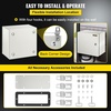 image:imageVEVOR NEMA Steel Enclosure 12 x 12 x 8 NEMA 4X Steel Electrical BoxIP66 Waterproof amp DustproofOutdoorIndoor Electrical Junction Boxwith Mounting Plate12 x 12 x 8