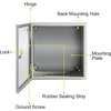 image:imageVEVOR NEMA Steel Enclosure 12 x 12 x 8 NEMA 4X Steel Electrical BoxIP66 Waterproof amp DustproofOutdoorIndoor Electrical Junction Boxwith Mounting Plate12 x 12 x 8