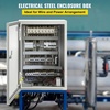 image:imageVEVOR NEMA Steel Enclosure 12 x 12 x 8 NEMA 4X Steel Electrical BoxIP66 Waterproof amp DustproofOutdoorIndoor Electrical Junction Boxwith Mounting Plate12 x 8 x 6