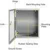 image:imageVEVOR NEMA Steel Enclosure 12 x 12 x 8 NEMA 4X Steel Electrical BoxIP66 Waterproof amp DustproofOutdoorIndoor Electrical Junction Boxwith Mounting Plate10 x 8 x 6