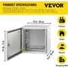 image:imageVEVOR NEMA Steel Enclosure 12 x 12 x 8 NEMA 4X Steel Electrical BoxIP66 Waterproof amp DustproofOutdoorIndoor Electrical Junction Boxwith Mounting Plate12 x 12 x 8