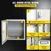 image:imageVEVOR NEMA Steel Enclosure 12 x 12 x 8 NEMA 4X Steel Electrical BoxIP66 Waterproof amp DustproofOutdoorIndoor Electrical Junction Boxwith Mounting Plate8 x 8 x 6