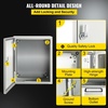 image:imageVEVOR NEMA Steel Enclosure 12 x 12 x 8 NEMA 4X Steel Electrical BoxIP66 Waterproof amp DustproofOutdoorIndoor Electrical Junction Boxwith Mounting Plate10 x 8 x 6