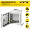 image:imageVEVOR NEMA Steel Enclosure 12 x 12 x 8 NEMA 4X Steel Electrical BoxIP66 Waterproof amp DustproofOutdoorIndoor Electrical Junction Boxwith Mounting Plate8 x 8 x 6