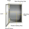 image:imageVEVOR NEMA Steel Enclosure 12 x 12 x 8 NEMA 4X Steel Electrical BoxIP66 Waterproof amp DustproofOutdoorIndoor Electrical Junction Boxwith Mounting Plate12 x 8 x 6