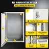 image:imageVEVOR NEMA Steel Enclosure 24 x 24 x 12 NEMA 4X Steel Electrical Box IP66 Waterproof amp Dustproof OutdoorIndoor Electrical Junction Box with Mounting Plate20 x 12 x 10