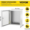 image:imageVEVOR NEMA Steel Enclosure 24 x 24 x 12 NEMA 4X Steel Electrical Box IP66 Waterproof amp Dustproof OutdoorIndoor Electrical Junction Box with Mounting Plate20 x 16 x 10