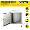 image:imageVEVOR NEMA Steel Enclosure 24 x 24 x 12 NEMA 4X Steel Electrical Box IP66 Waterproof amp Dustproof OutdoorIndoor Electrical Junction Box with Mounting Plate16 x 16 x 8