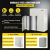 image:imageVEVOR NEMA Steel Enclosure 24 x 24 x 12 NEMA 4X Steel Electrical Box IP66 Waterproof amp Dustproof OutdoorIndoor Electrical Junction Box with Mounting Plate16 x 12 x 6