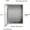image:imageVEVOR NEMA Steel Enclosure 24 x 24 x 12 NEMA 4X Steel Electrical Box IP66 Waterproof amp Dustproof OutdoorIndoor Electrical Junction Box with Mounting Plate20 x 16 x 6