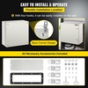 image:imageVEVOR NEMA Steel Enclosure 24 x 24 x 12 NEMA 4X Steel Electrical Box IP66 Waterproof amp Dustproof OutdoorIndoor Electrical Junction Box with Mounting Plate24 x 24 x 12