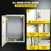 image:imageVEVOR NEMA Steel Enclosure 24 x 24 x 12 NEMA 4X Steel Electrical Box IP66 Waterproof amp Dustproof OutdoorIndoor Electrical Junction Box with Mounting Plate24 x 16 x 10