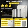image:imageVEVOR NEMA Steel Enclosure 24 x 24 x 12 NEMA 4X Steel Electrical Box IP66 Waterproof amp Dustproof OutdoorIndoor Electrical Junction Box with Mounting Plate20 x 16 x 8