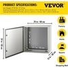 image:imageVEVOR NEMA Steel Enclosure 24 x 24 x 12 NEMA 4X Steel Electrical Box IP66 Waterproof amp Dustproof OutdoorIndoor Electrical Junction Box with Mounting Plate24 x 24 x 12
