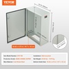 image:imageVEVOR NEMA Steel Enclosure 24 x 24 x 12 NEMA 4X Steel Electrical Box IP66 Waterproof amp Dustproof OutdoorIndoor Electrical Junction Box with Mounting Plate28 x 20 x 10