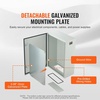 image:imageVEVOR NEMA Steel Enclosure 24 x 24 x 12 NEMA 4X Steel Electrical Box IP66 Waterproof amp Dustproof OutdoorIndoor Electrical Junction Box with Mounting Plate28 x 20 x 10