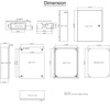 image:imageVEVOR NEMA Steel Enclosure 24 x 24 x 12 NEMA 4X Steel Electrical Box IP66 Waterproof amp Dustproof OutdoorIndoor Electrical Junction Box with Mounting Plate20 x 16 x 6