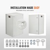 image:imageVEVOR NEMA Steel Enclosure 24 x 24 x 12 NEMA 4X Steel Electrical Box IP66 Waterproof amp Dustproof OutdoorIndoor Electrical Junction Box with Mounting Plate24 x 16 x 12