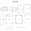 image:imageVEVOR NEMA Steel Enclosure 24 x 24 x 12 NEMA 4X Steel Electrical Box IP66 Waterproof amp Dustproof OutdoorIndoor Electrical Junction Box with Mounting Plate20 x 16 x 8