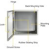image:imageVEVOR NEMA Steel Enclosure 24 x 24 x 12 NEMA 4X Steel Electrical Box IP66 Waterproof amp Dustproof OutdoorIndoor Electrical Junction Box with Mounting Plate24 x 24 x 12