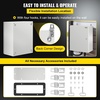 image:imageVEVOR NEMA Steel Enclosure 24 x 24 x 12 NEMA 4X Steel Electrical Box IP66 Waterproof amp Dustproof OutdoorIndoor Electrical Junction Box with Mounting Plate20 x 16 x 10