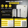 image:imageVEVOR NEMA Steel Enclosure 24 x 24 x 12 NEMA 4X Steel Electrical Box IP66 Waterproof amp Dustproof OutdoorIndoor Electrical Junction Box with Mounting Plate20 x 16 x 6