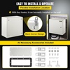 image:imageVEVOR NEMA Steel Enclosure 24 x 24 x 12 NEMA 4X Steel Electrical Box IP66 Waterproof amp Dustproof OutdoorIndoor Electrical Junction Box with Mounting Plate16 x 16 x 8