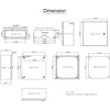 image:imageVEVOR NEMA Steel Enclosure 24 x 24 x 12 NEMA 4X Steel Electrical Box IP66 Waterproof amp Dustproof OutdoorIndoor Electrical Junction Box with Mounting Plate16 x 16 x 8