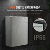 image:imageVEVOR NEMA Steel Enclosure 24 x 24 x 12 NEMA 4X Steel Electrical Box IP66 Waterproof amp Dustproof OutdoorIndoor Electrical Junction Box with Mounting Plate28 x 20 x 10