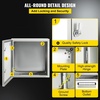 image:imageVEVOR NEMA Steel Enclosure 24 x 24 x 12 NEMA 4X Steel Electrical Box IP66 Waterproof amp Dustproof OutdoorIndoor Electrical Junction Box with Mounting Plate24 x 24 x 8