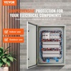 image:imageVEVOR NEMA Steel Enclosure 24 x 24 x 12 NEMA 4X Steel Electrical Box IP66 Waterproof amp Dustproof OutdoorIndoor Electrical Junction Box with Mounting Plate28 x 20 x 10