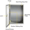 image:imageVEVOR NEMA Steel Enclosure 24 x 24 x 12 NEMA 4X Steel Electrical Box IP66 Waterproof amp Dustproof OutdoorIndoor Electrical Junction Box with Mounting Plate16 x 12 x 8