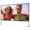 image:imageVEVOR Outdoor Movie Screen wStand 150 Portable Movie Screen 169 HD Wide Angle Outdoor Projector Screen Front amp Rear Projection wStorage Bag amp Stand for Office Home Theater Outdoor Indoor Use  Front amp Rear Projection Wide Angle with Storage Bag for Office Home Theater Outdoor and Indoor Use Black and White150inch