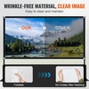image:imageVEVOR Outdoor Movie Screen wStand 150 Portable Movie Screen 169 HD Wide Angle Outdoor Projector Screen Front amp Rear Projection wStorage Bag amp Stand for Office Home Theater Outdoor Indoor Use  Front amp Rear Projection Wide Angle with Storage Bag for Office Home Theater Outdoor and Indoor Use Black and White150inch
