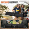 image:imageVEVOR Outdoor Movie Screen wStand 150 Portable Movie Screen 169 HD Wide Angle Outdoor Projector Screen Front amp Rear Projection wStorage Bag amp Stand for Office Home Theater Outdoor Indoor Use  Front amp Rear Projection Wide Angle with Storage Bag for Office Home Theater Outdoor and Indoor Use Black and White150inch
