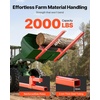 image:imageVEVOR Pallet Forks 2000 lbs Clamp on Pallet Forks 43Inch Total Length HeavyDuty Quick Attach Tractor Fork Compatible with Tractor Attachments Loader Bucket and Skid Steer Orange