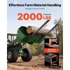 image:imageVEVOR Pallet Forks 2000 lbs Clamp on Pallet Forks 60Inch Total Length HeavyDuty Tractor Fork with Adjustable Stabilizer Bar for Tractor Attachments Loader Bucket and Skid Steer Black60 Inch